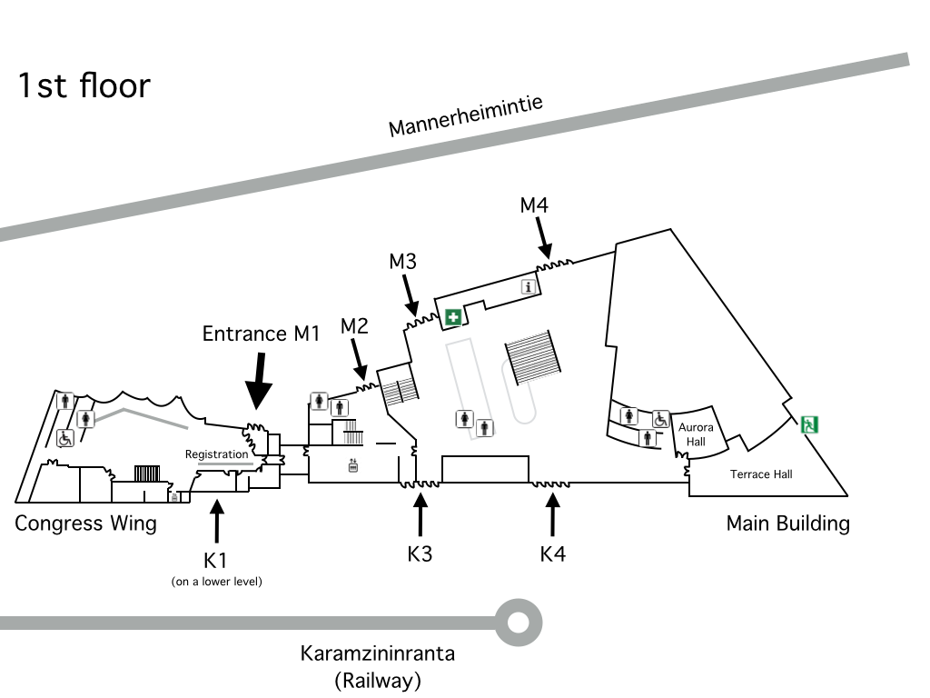 Floor plan of venue